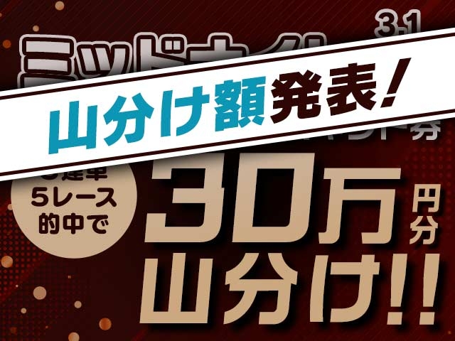 3/1　山分けキャンペーンの結果について