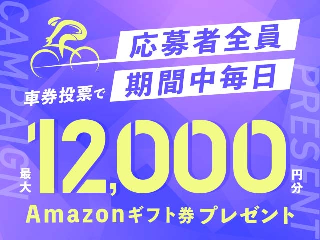 11/25〜12/1 期間中の投票で毎日最大12,000円分のAmazonギフト券がもらえる！